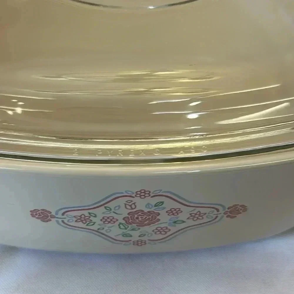 Vintage Corningware ENGLISH BREAKFAST A-2-B 2L Bakeware Casserole Dish with Lid